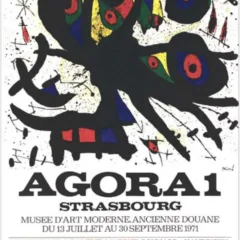 Miro poster Lithograph Agora 1, 1971