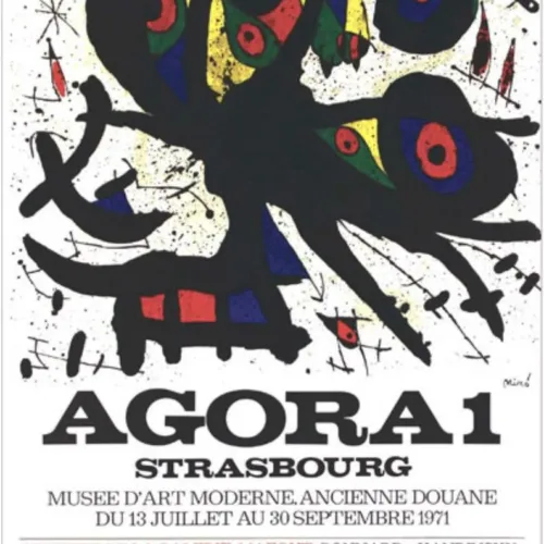 Miro poster Lithograph Agora 1, 1971