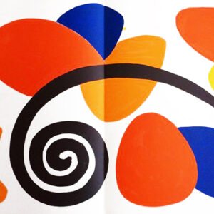 1963 Calder Lithograph, DM52173d, Derriere le Miroir