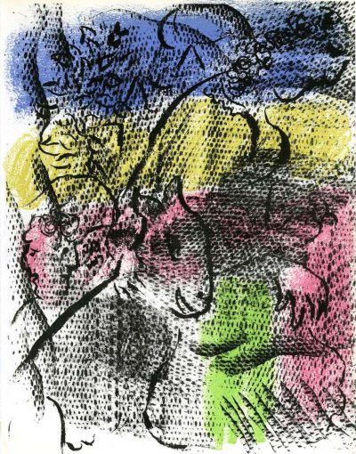 Marc Chagall Original Lithograph, XX Siecle 1970