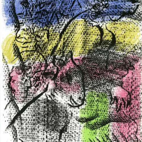Marc Chagall Original Lithograph, XX Siecle 1970
