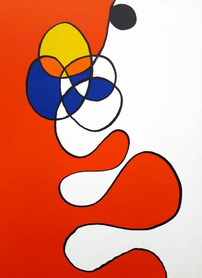 Calder Lithograph DM53173, Derriere le Miroir 1968