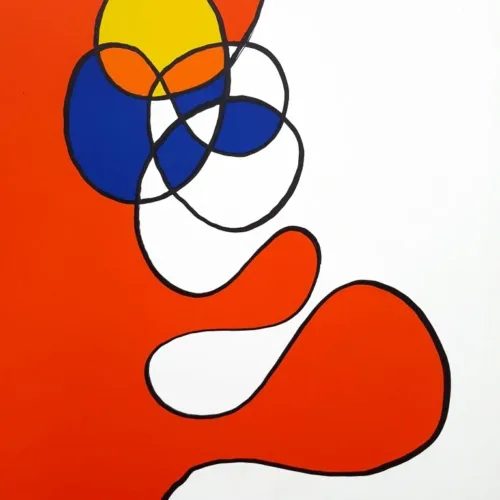 Calder Lithograph DM53173, Derriere le Miroir 1968