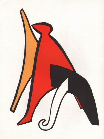 Calder Lithograph, DM02141 Derriere le Miroir 1963