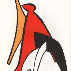 Calder Lithograph, DM02141 Derriere le Miroir 1963