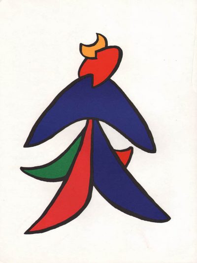 Calder Lithograph, DM04141, Derriere le Miroir 1963