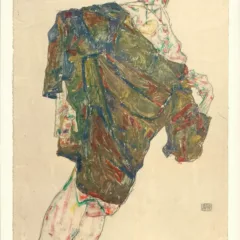 Egon Schiele Lithograph 34 Deliverance 1968