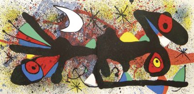 Joan Miro Original Lithograph Ceramique 2 Signed 1974