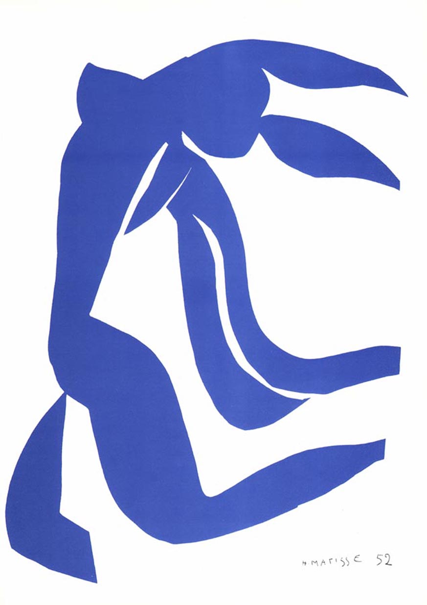 Henri Matisse "La chevelure" printed in 1983