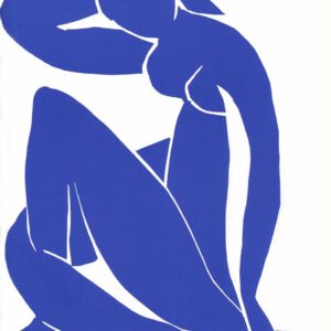 Henri Matisse Lithograph, Blue Model 2, 1984