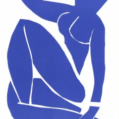 Henri Matisse Lithograph Blue Nude 3, 1984