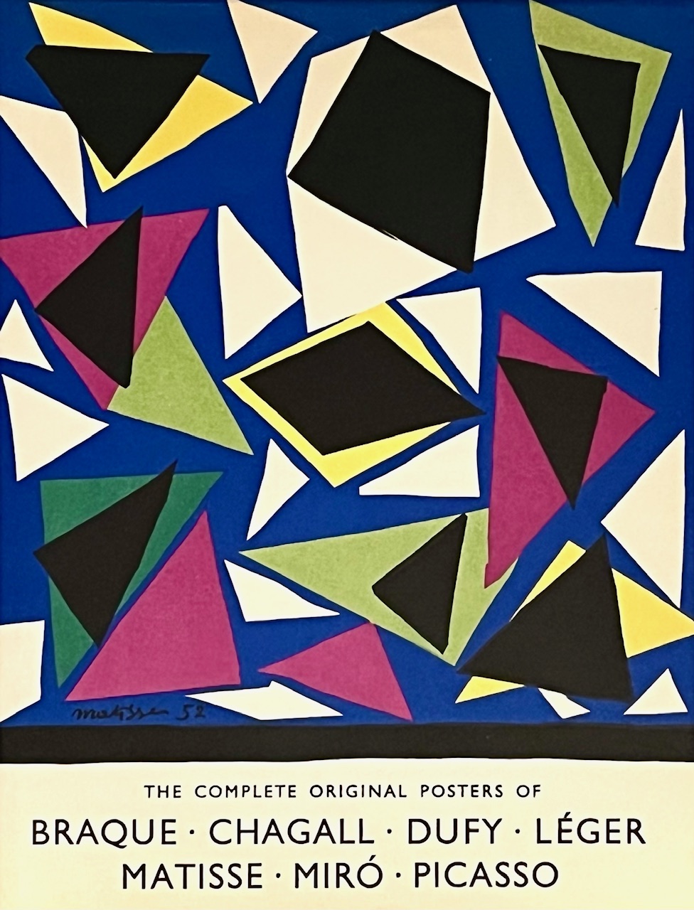 Henri Matisse lithograph cover Art in posters 1959