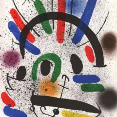 Joan Miro Original Lithograph V1-2 Mourlot 1970