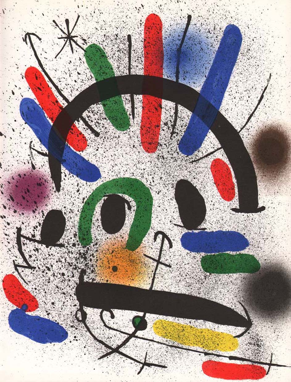 Joan Miro Original Lithograph V1-2 Mourlot 1970