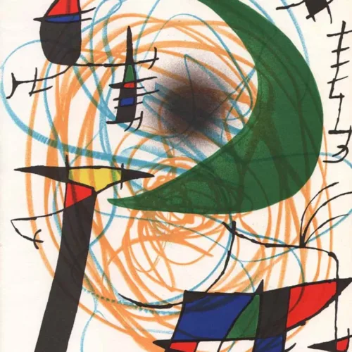 Miro Original Lithograph "V1-5" 1970