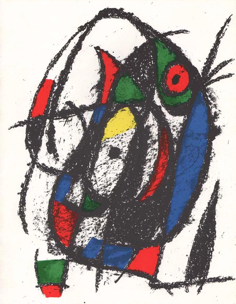 Miro Original Lithograph "V2-4" printed 1975