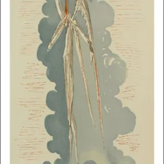 Dali Woodcut Paradise 22 Angel of Seventh Heaven