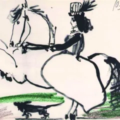 Pablo Picasso Toros y Toreros 11 dated 10/3/59