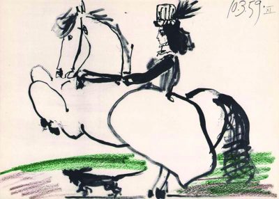 Pablo Picasso Toros y Toreros 11 dated 10/3/59