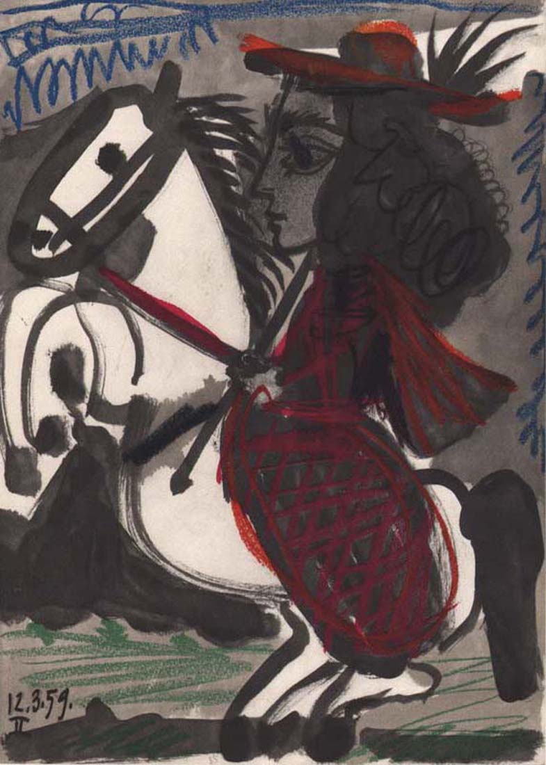 Pablo Picasso Toros y Toreros 2 dated 12/3/59