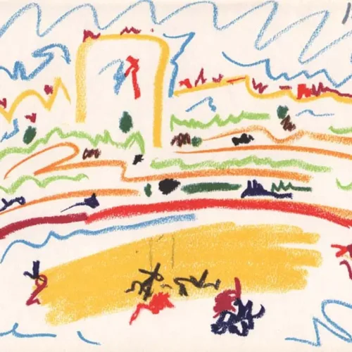 Pablo Picasso, Toros y Toreros 4 dated 1/8/57