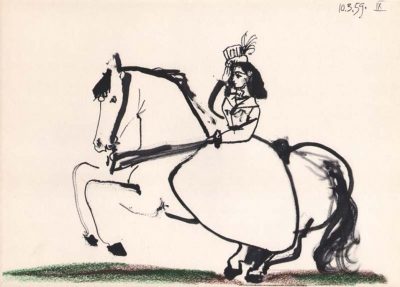 Pablo Picasso, Toros y Toreros 9 dated 10/3/59