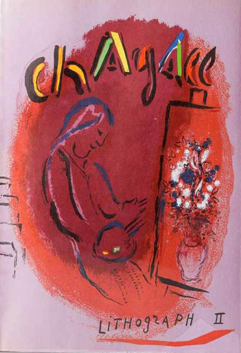 1963 Marc Chagall Original Lithograph, Cover vol 2