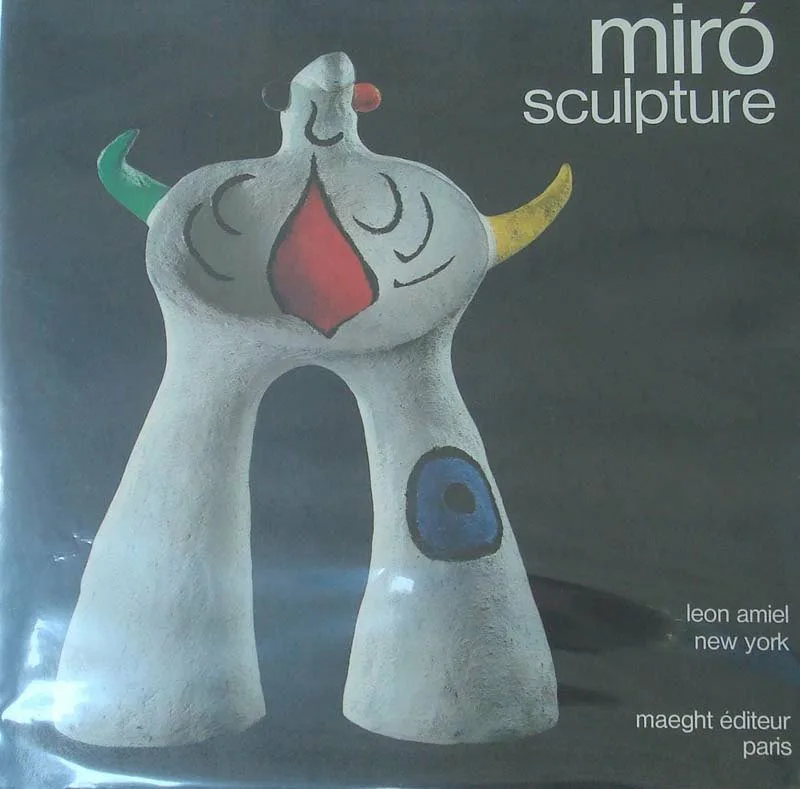 Book MIRO Sculptures 1974, includes 2 Lithographs