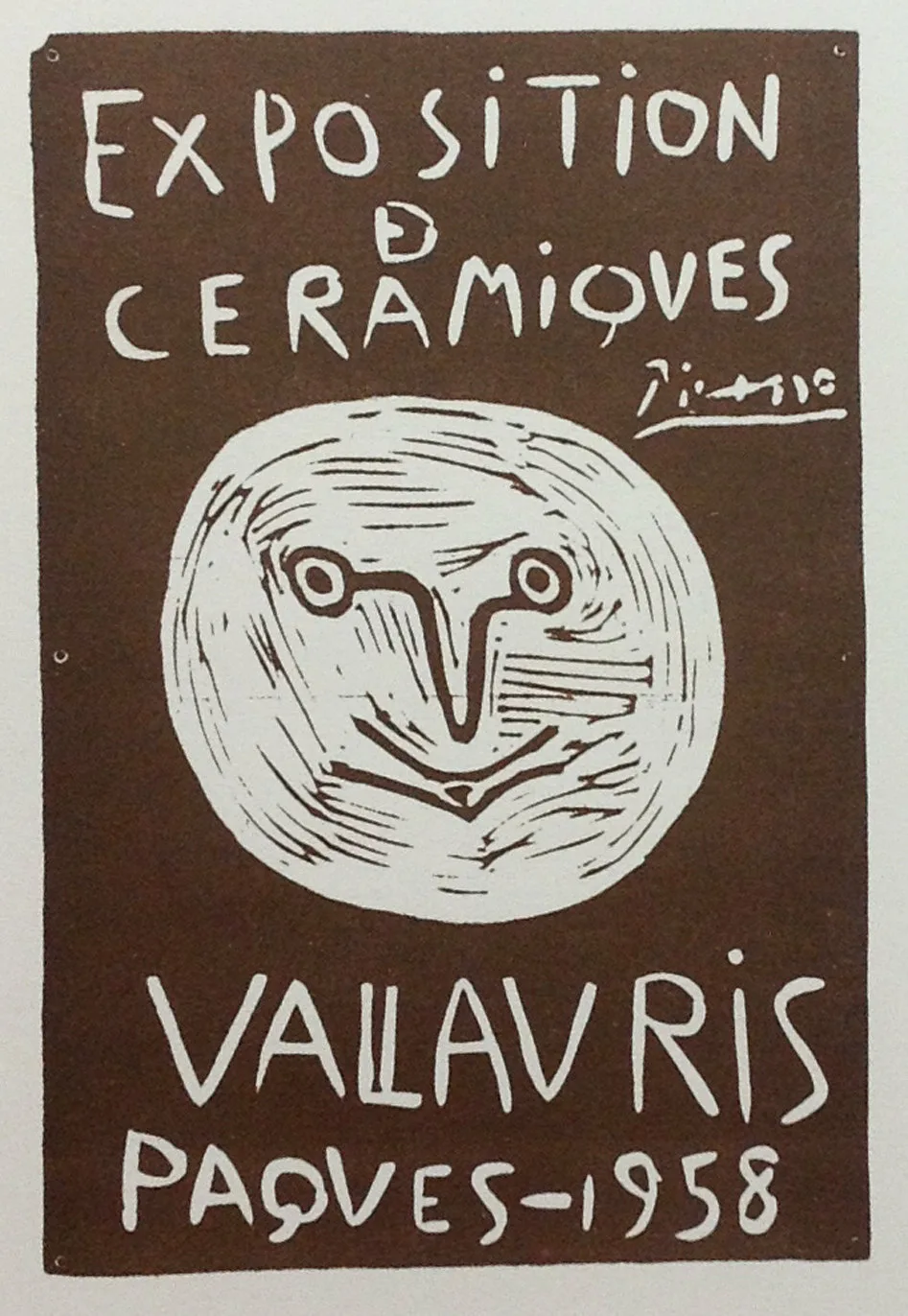 Picasso Lithograph 93, Expo Ceramiques, Art in posters