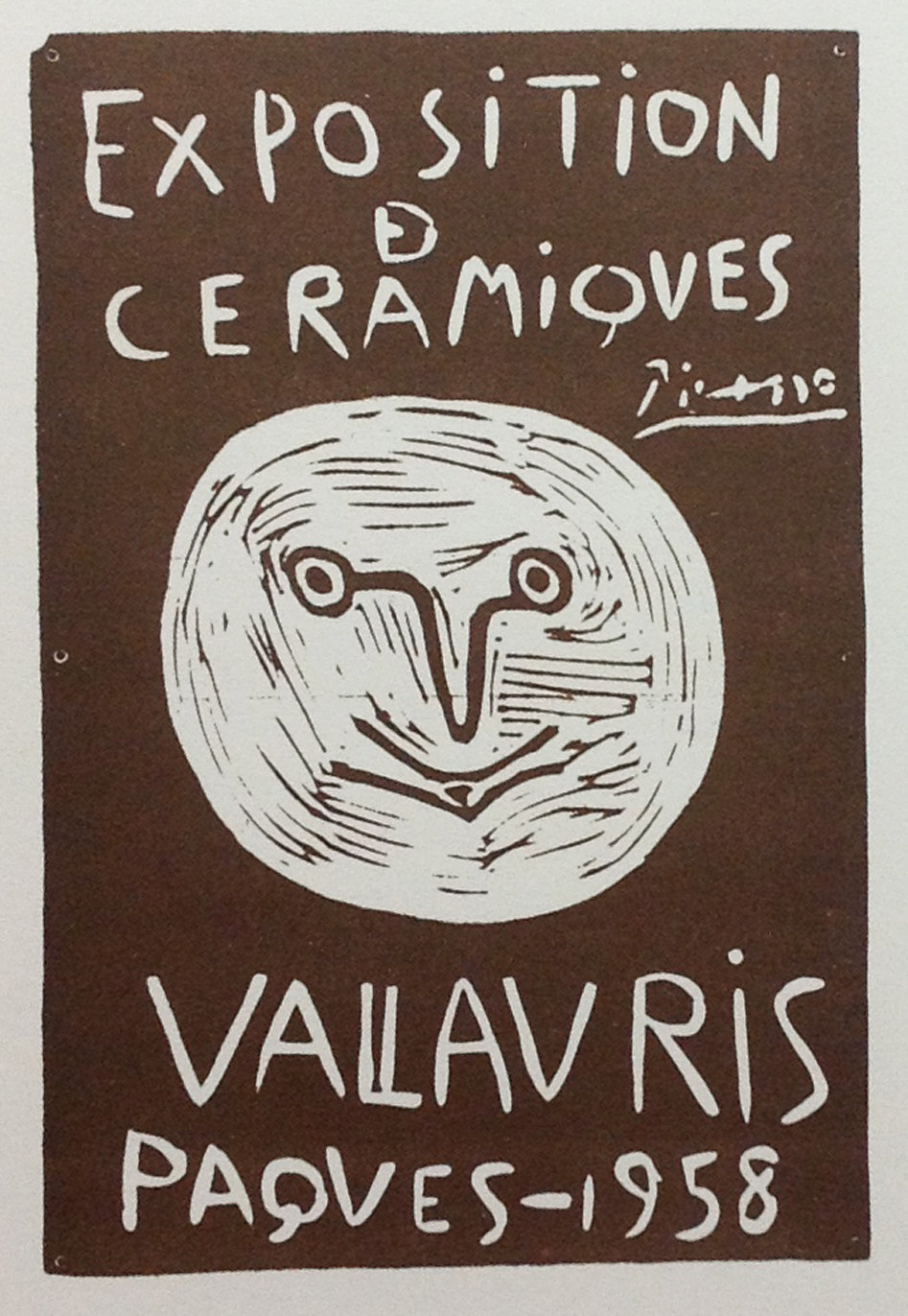 Picasso Lithograph 93, Expo Ceramiques, Art in posters