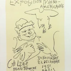 Picasso Lithograph 63, Exposition, Art in posters