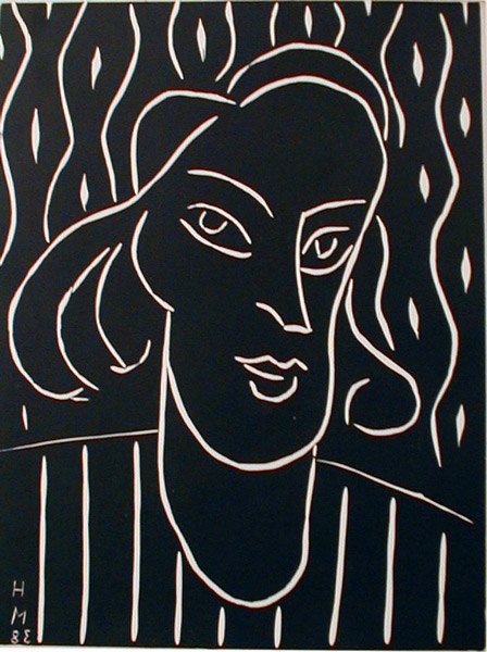 Henri Matisse Linocut, Revue XX Siecle 1970