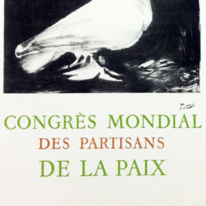 Picasso Lithograph 60, Congress mondial, Art in posters
