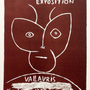 Picasso Lithograph 76, Expo Vallaris 1955, Mourlot
