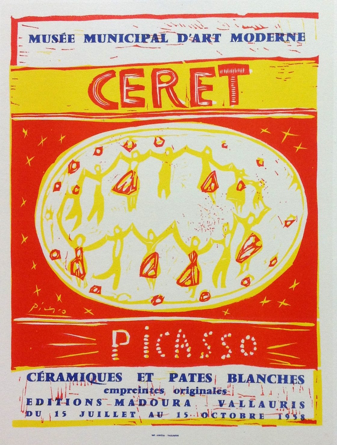 Picasso Lithograph 92, Ceret, Art in posters