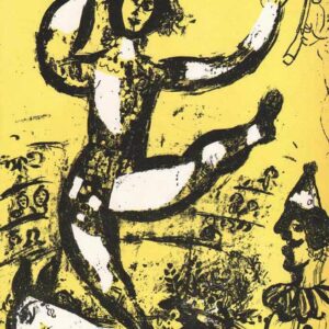 Chagall "Le cirque"Original lithograph V1 Mourlot 1960
