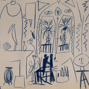 Picasso Sketchbook Lithograph No 3, dated 15/11/1955