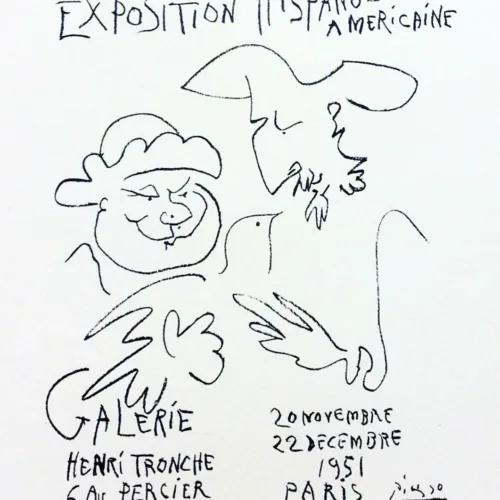 Picasso Lithograph 65, Expo Italiano, Art in posters