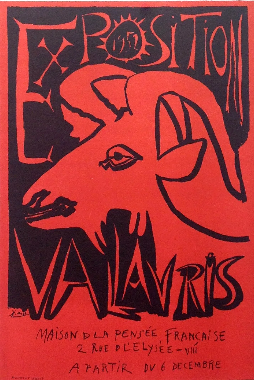 Picasso Lithograph 68, Expo 1952, Art in posters