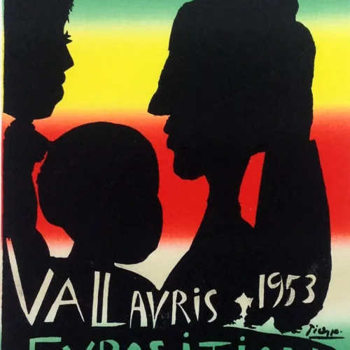Picasso Lithograph 69, Expo Vallauris, 1953
