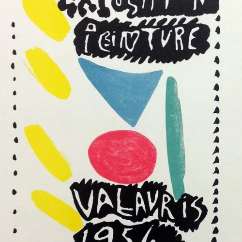 Picasso Lithograph 81, Valauris 1956, Art in posters