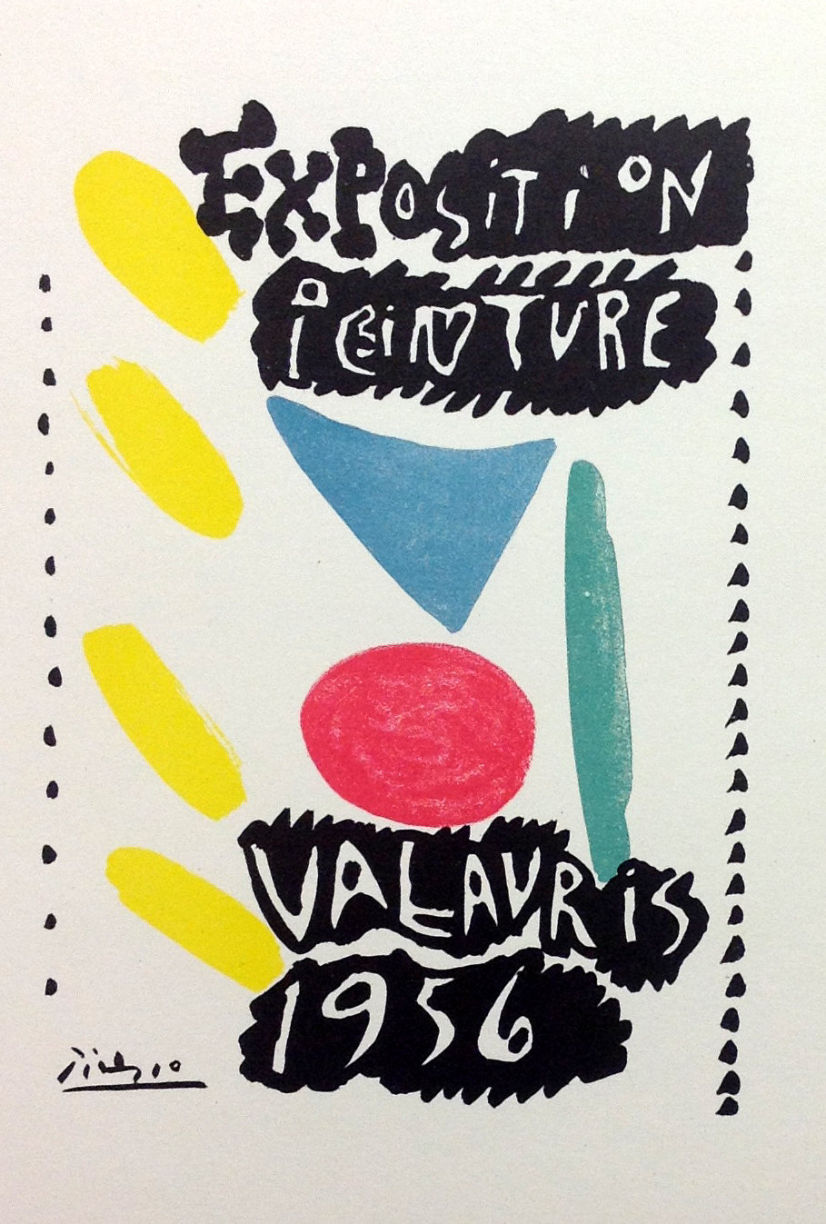 Picasso Lithograph 81, Valauris 1956, Art in posters