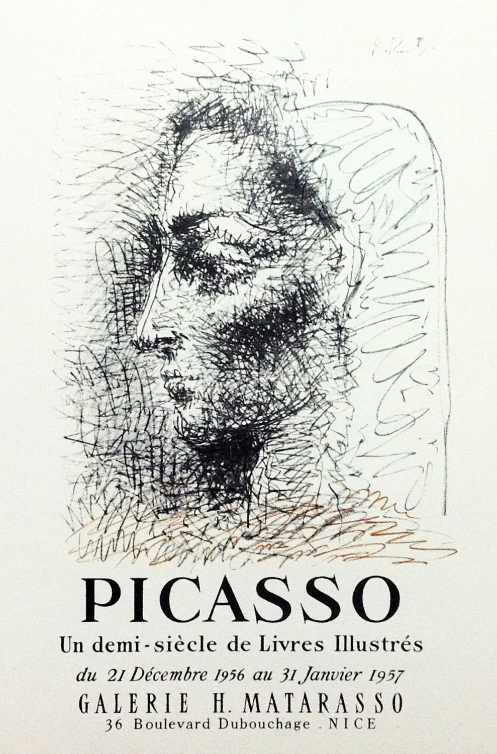 Picasso Lithograph 82, Half siecle livres illustrees, 1959