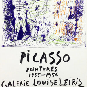 Picasso Lithograph 84, Peintures, Art in posters