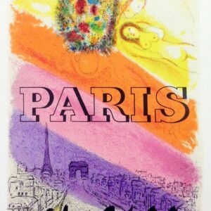 Chagall Lithograph 21, Paris, Art in posters