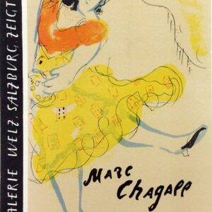 Chagall Lithograph 23, Galerie Weltz, Art in posters