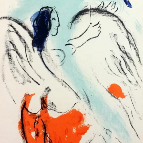 Chagall Lithograph 25, Kunsthalle Bern 1957