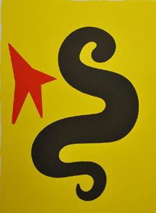 Calder, Original Lithograph, DM38195, Derriere le Miroir 1968
