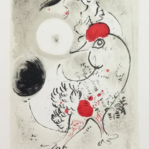 Marc Chagall lithograph, art in posters