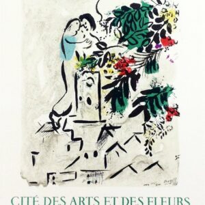 Chagall Lithograph 20, Vence 1954, Art in posters